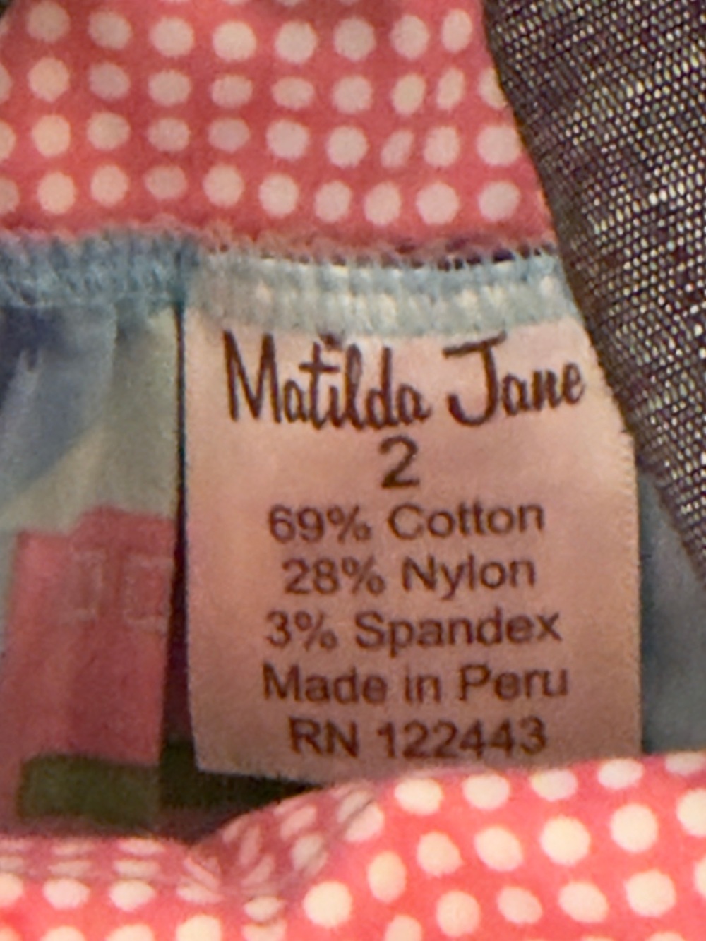 Matilda Jane whimsical Girls' Dress size 2T ski bum, bohemian - Picture 7 of 8
